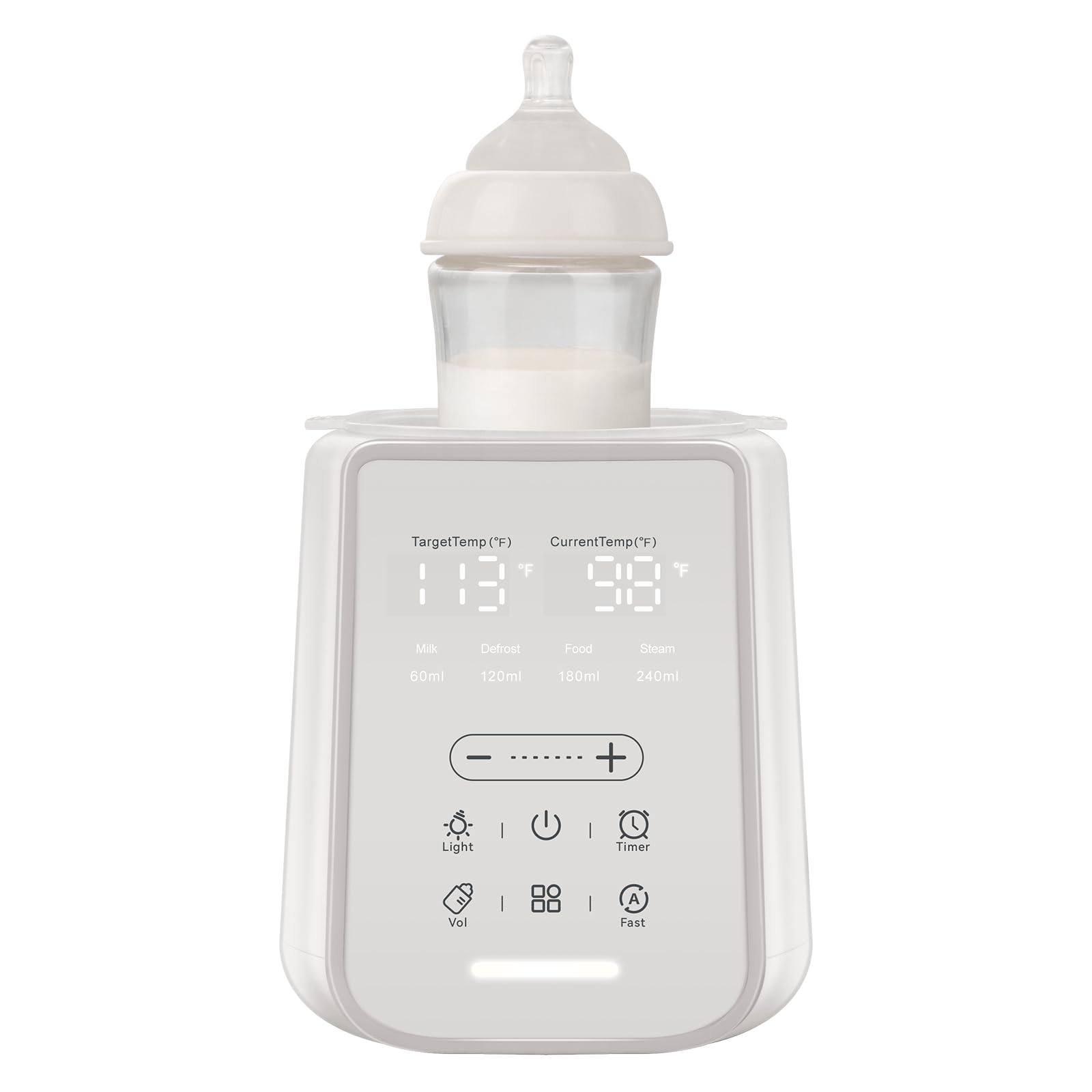 Vroyuir baby bottle warmer with digital display and precise timer