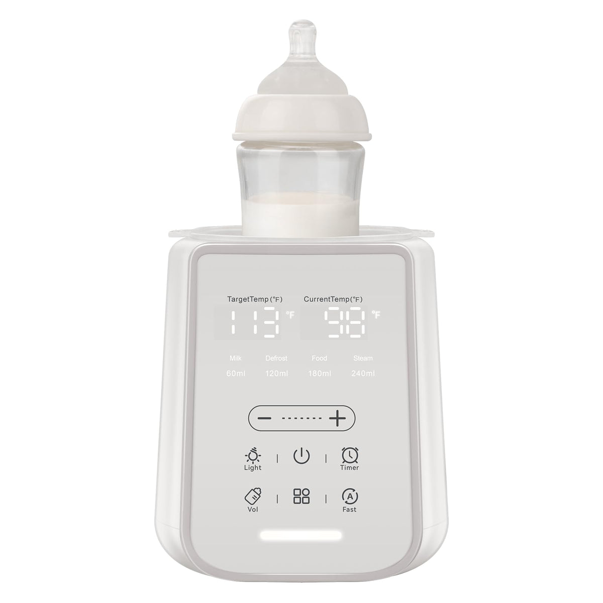 Vroyuir baby bottle warmer with digital display and precise timer