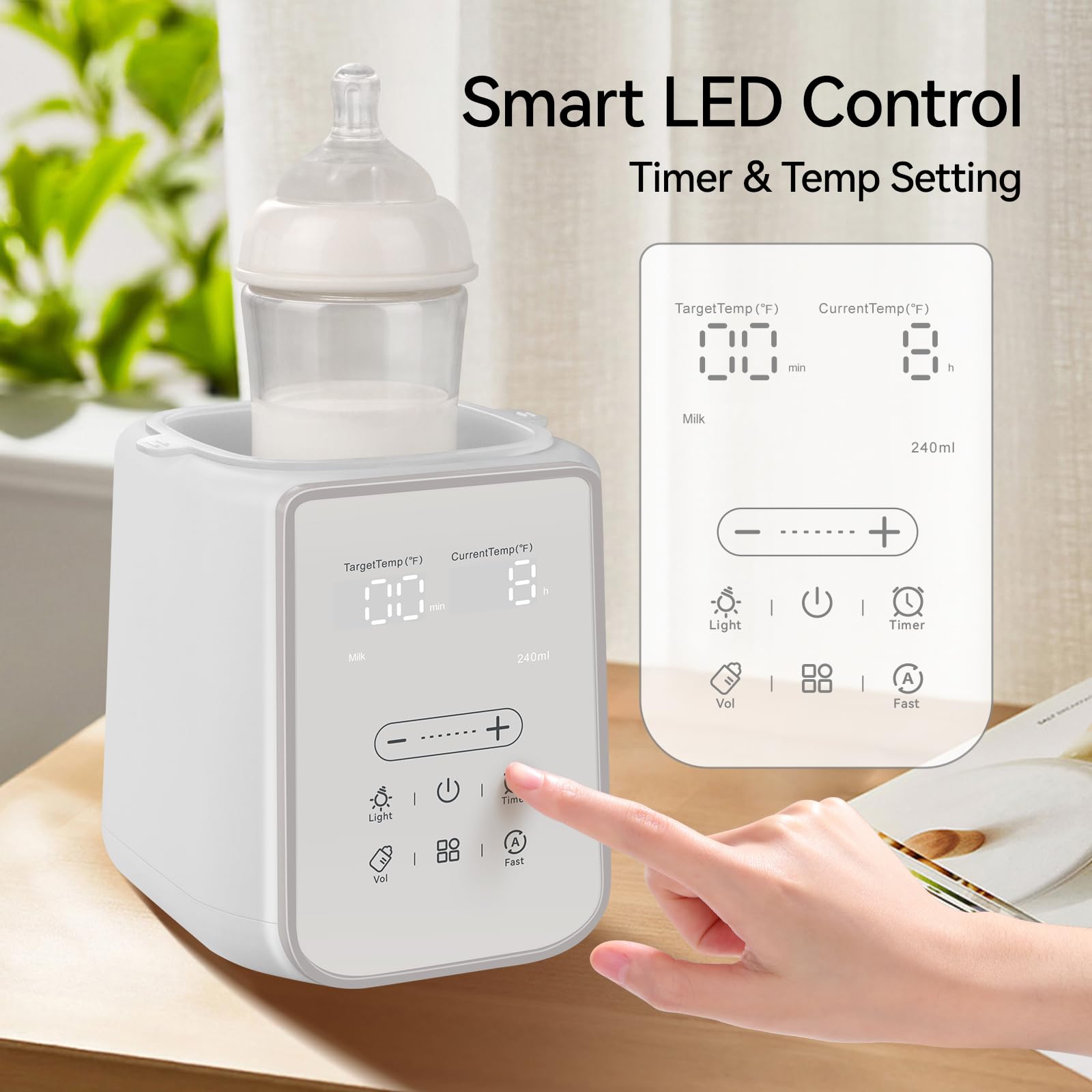 Vroyuir night-light provides gentle glow for midnight feeds