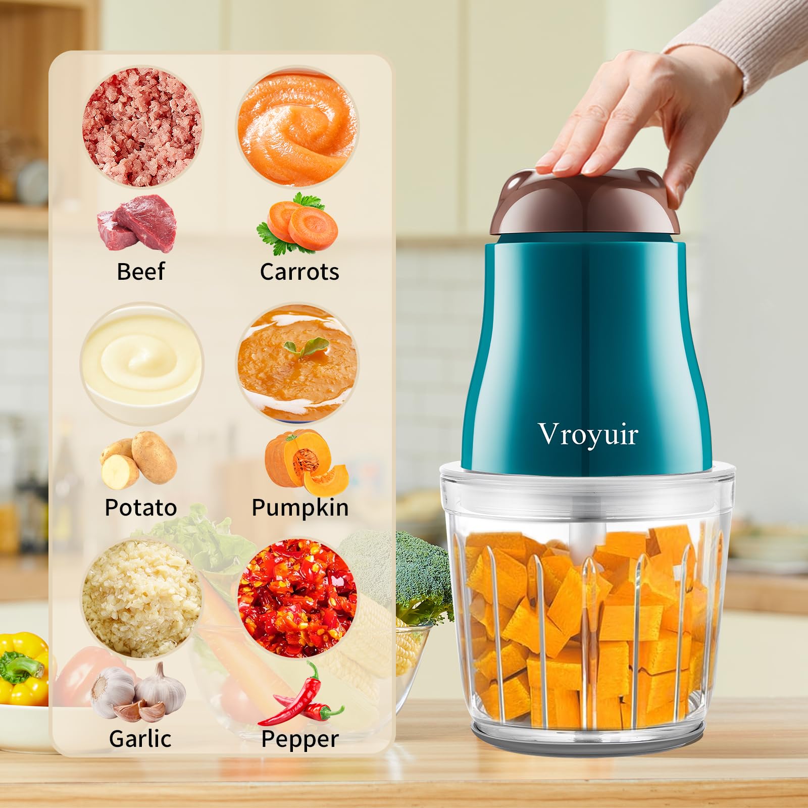 Vroyuir splash-proof cover to keep counters clean during blending