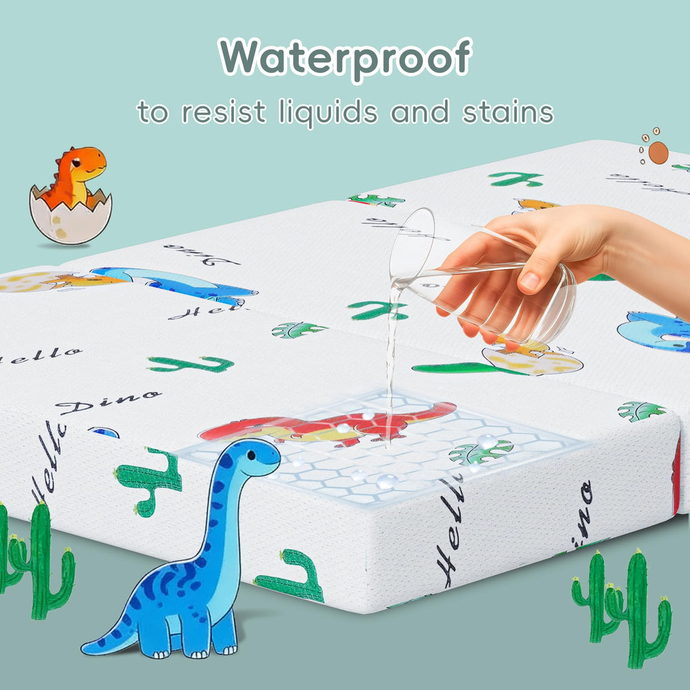 VRSHOAT dinosaur-pattern nap-time surface sparks imaginative play.