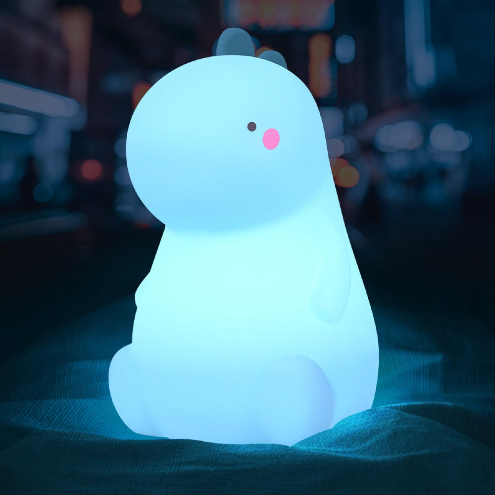 VSATEN Dinosaur Night Light features a green dino figure, delivering a gentle ambient glow for bedtime.