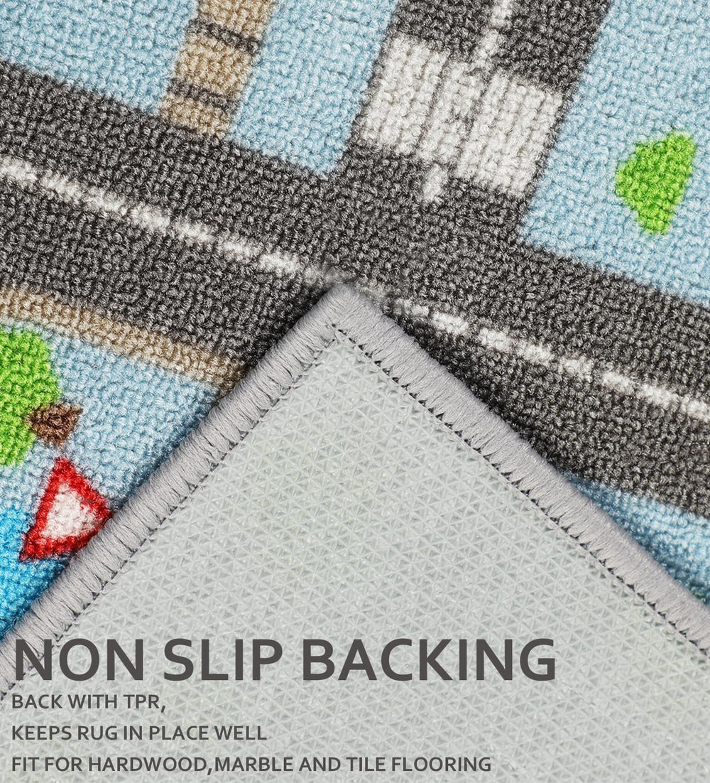 VSIWB Washable play mat rug enables quick cleanup after messy play