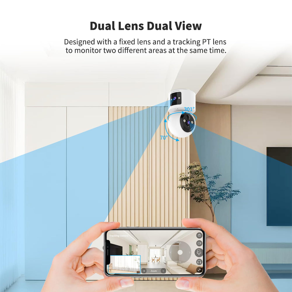 VSTARCAM two-way audio with one-click call enables quick in-app communication.