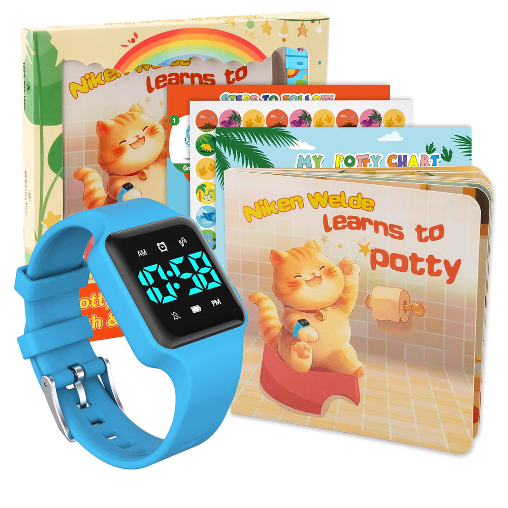 VTAIGE toddler-potty-watch with gentle reminders for smoother potty transitions.
