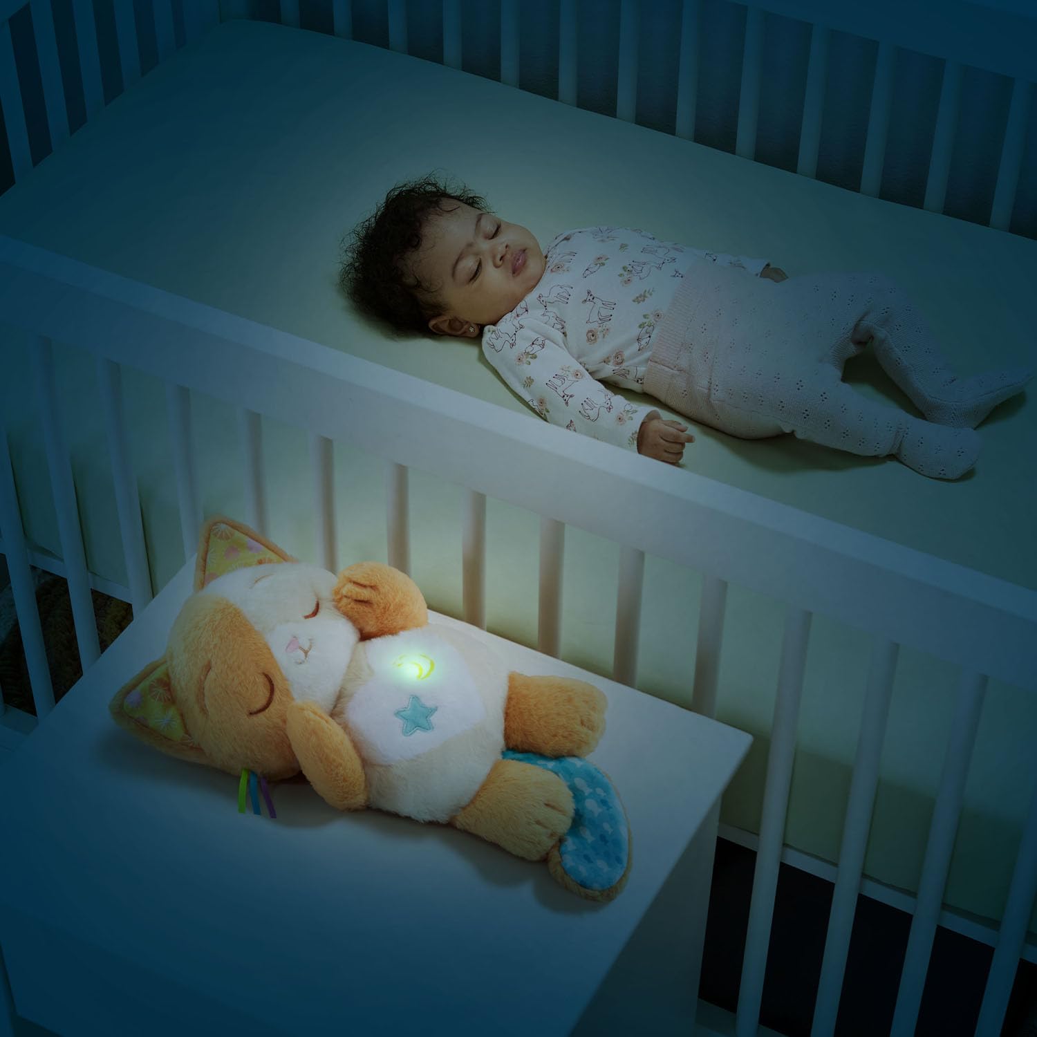 VTech Sleepy Kitten snuggle-worthy design supports bedtime routines