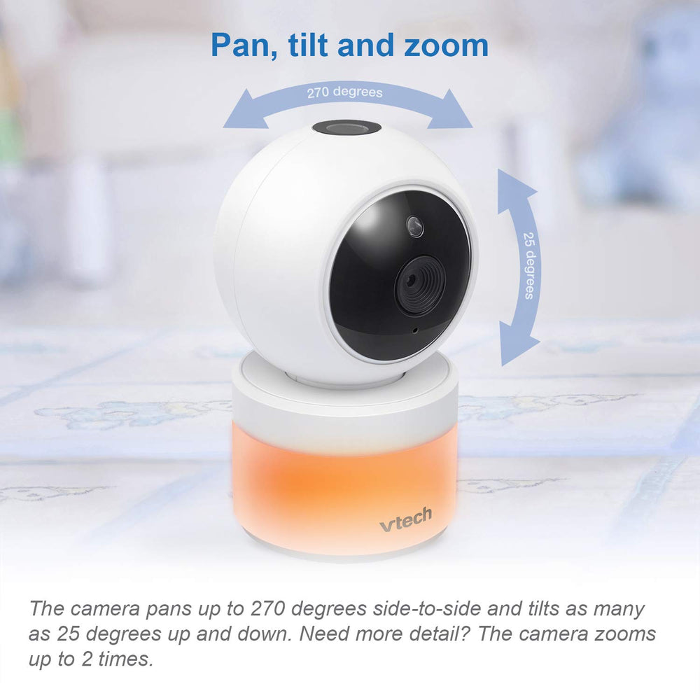 VTech VM5463-2 glow-on-ceiling projection casts starry scenes for bedtime calm