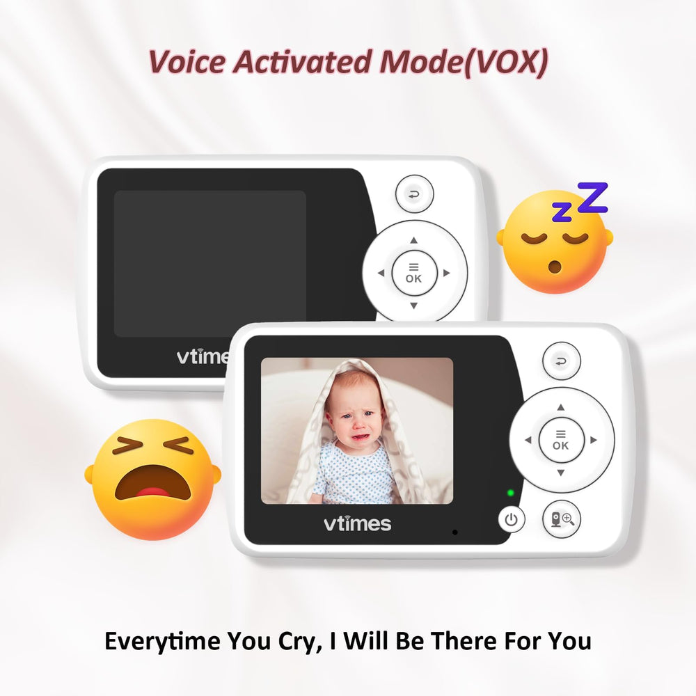 VTimes 4-inch LCD screen close-up emphasizes easy readability during nightly checks.