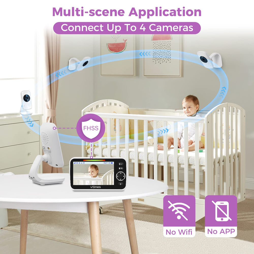VTimes lullabies offer soothing options from the parent unit
