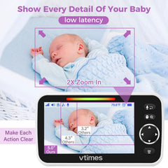 VTimes night vision provides clear grayscale images for overnight checks