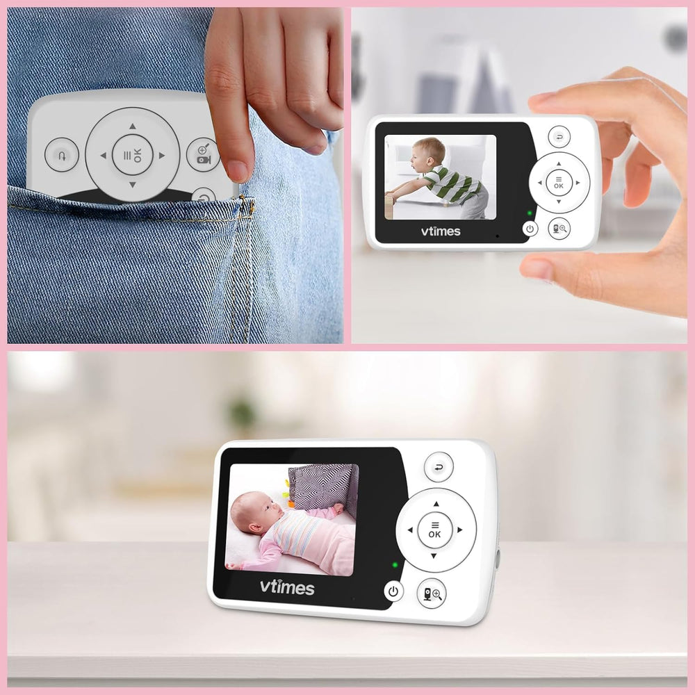 VTimes VOX alarm image highlights instant alerts when baby makes noise.