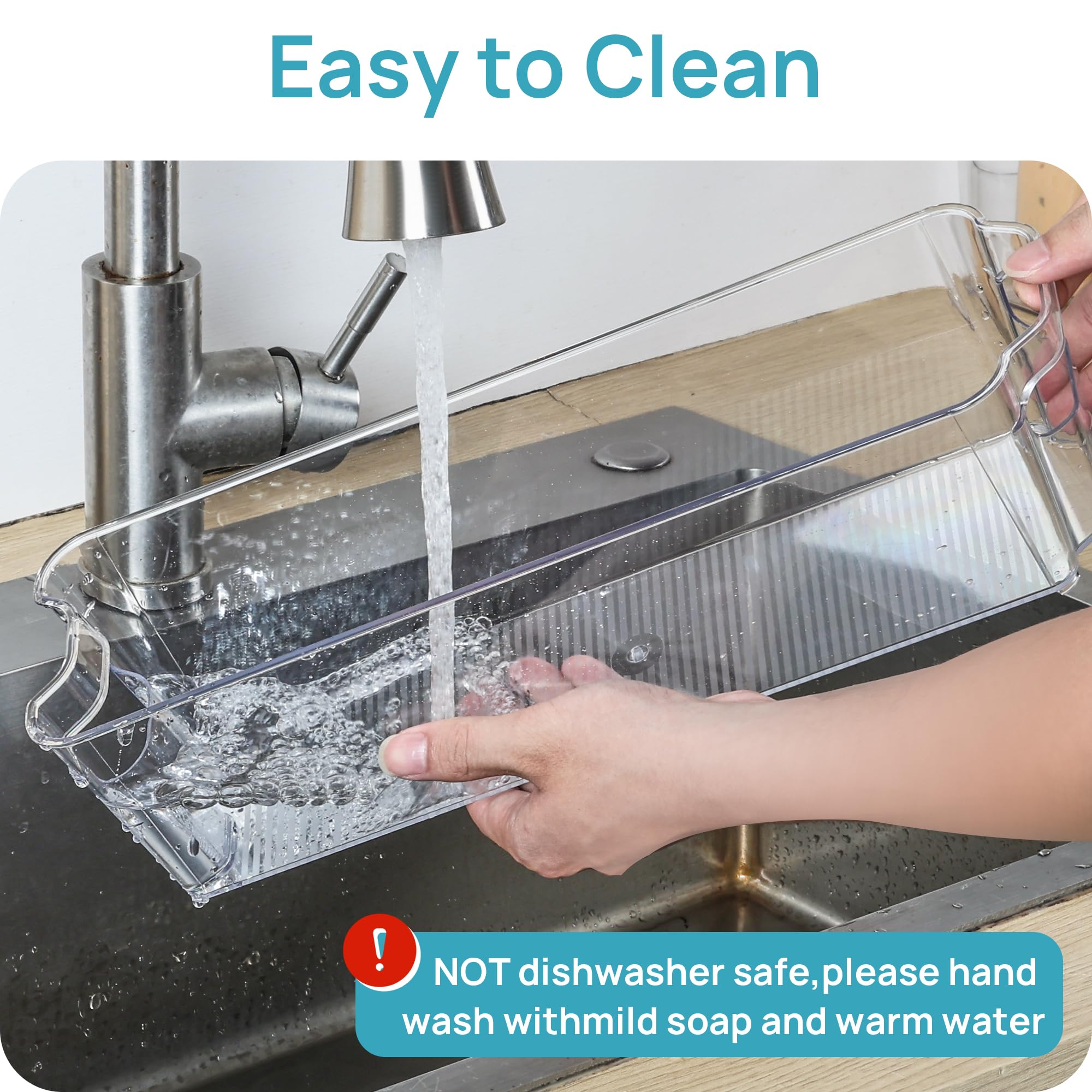 Vtopmart hand wash instruction image showing cleaning guide