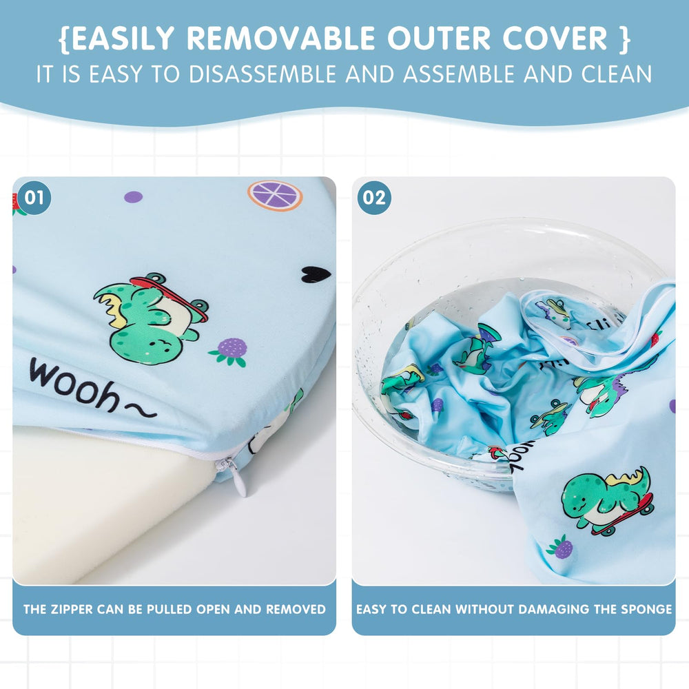 VUCWS rounded corners edge-support enhances baby stability during movement.