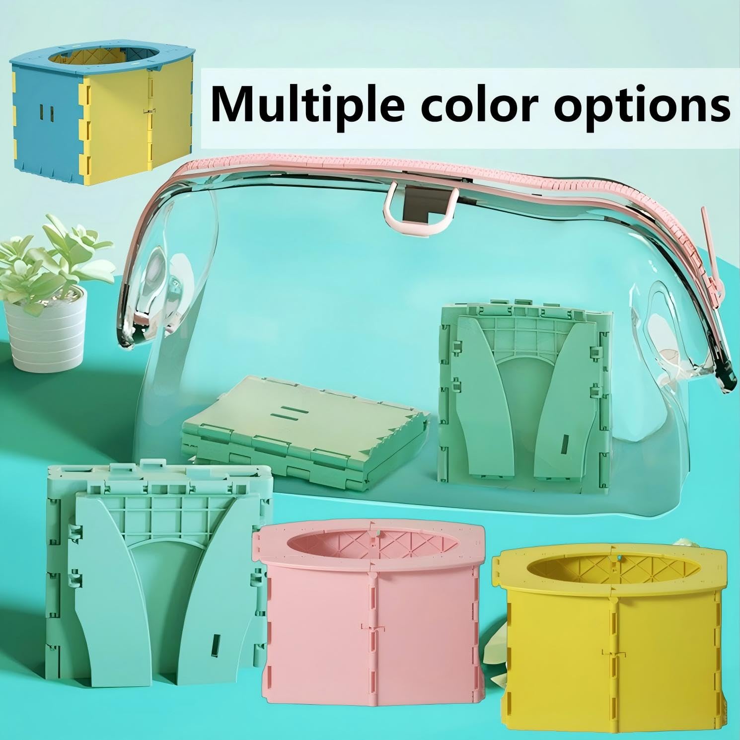 VUFVOID travel potty reusable design supports long trips and outdoor travel