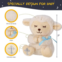 VUNCESSIN baby dedication gift inside an elegant window box for gifting.