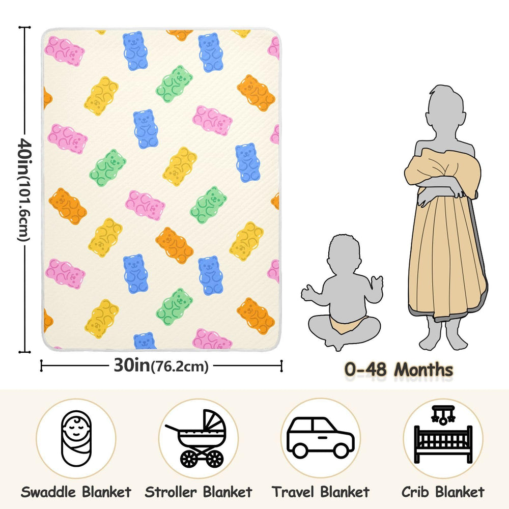vvfelixl 30x40 inch infant swaddle fits standard crib and stroller