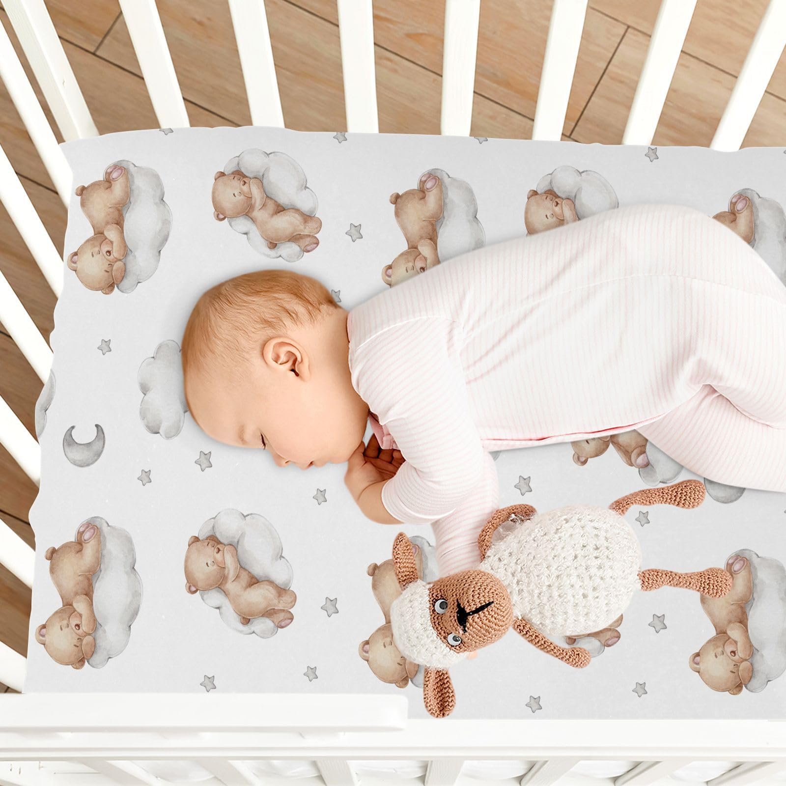 vvfelixl versatile crib sheet for travel and daycare use.