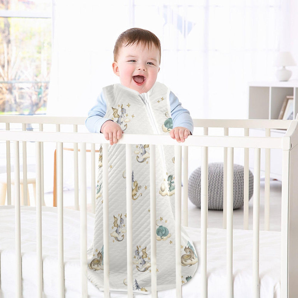 vvfelixl Dragon Baby sleeping bag in use demonstrates cozy wearable blanket for naps