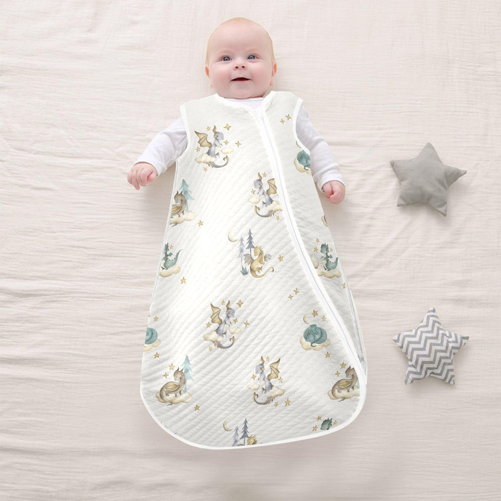 vvfelixl Dragon Baby sleeping bag material texture emphasizes breathable cotton and warmth