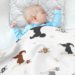 vvfelixl swaddle blanket travel-ready for bags and outings