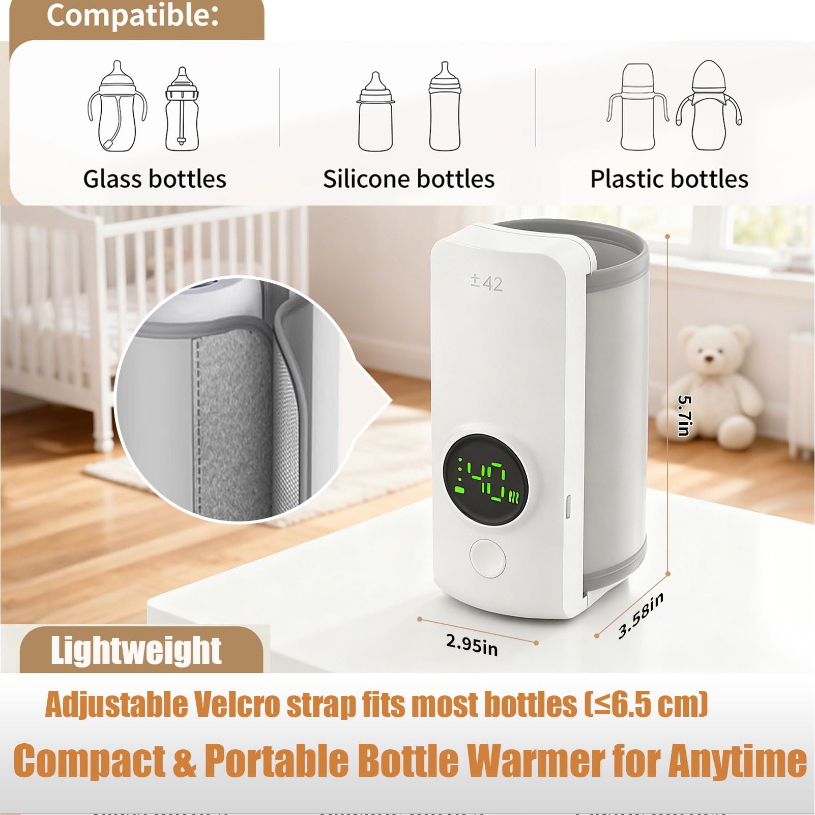 VVU&CCO auto shut-off preserves warmth and safety during use