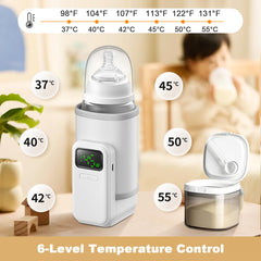 VVU&amp;CCO six-level temperature control from 37°C to 55°C for precise warming