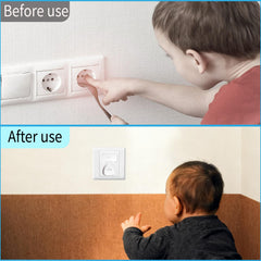 VYNFLICK white socket protectors provide secure protection while maintaining a clean look.