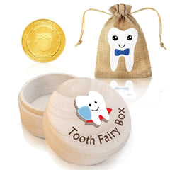 VYNFLICK Tooth Fairy Box with 3D tooth design for lasting memories.