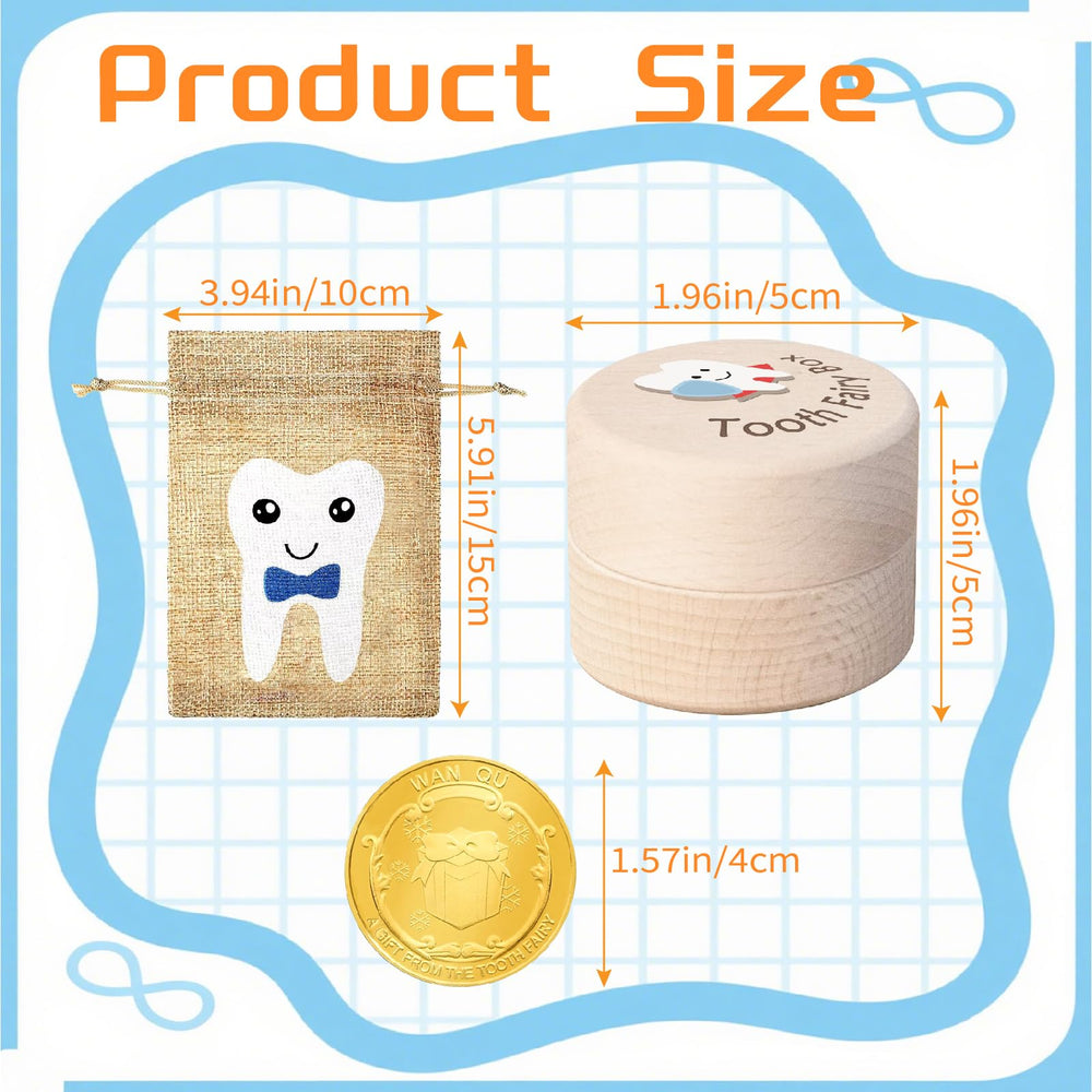VYNFLICK Tooth Fairy Box pouch holds teeth securely for nightly visits.