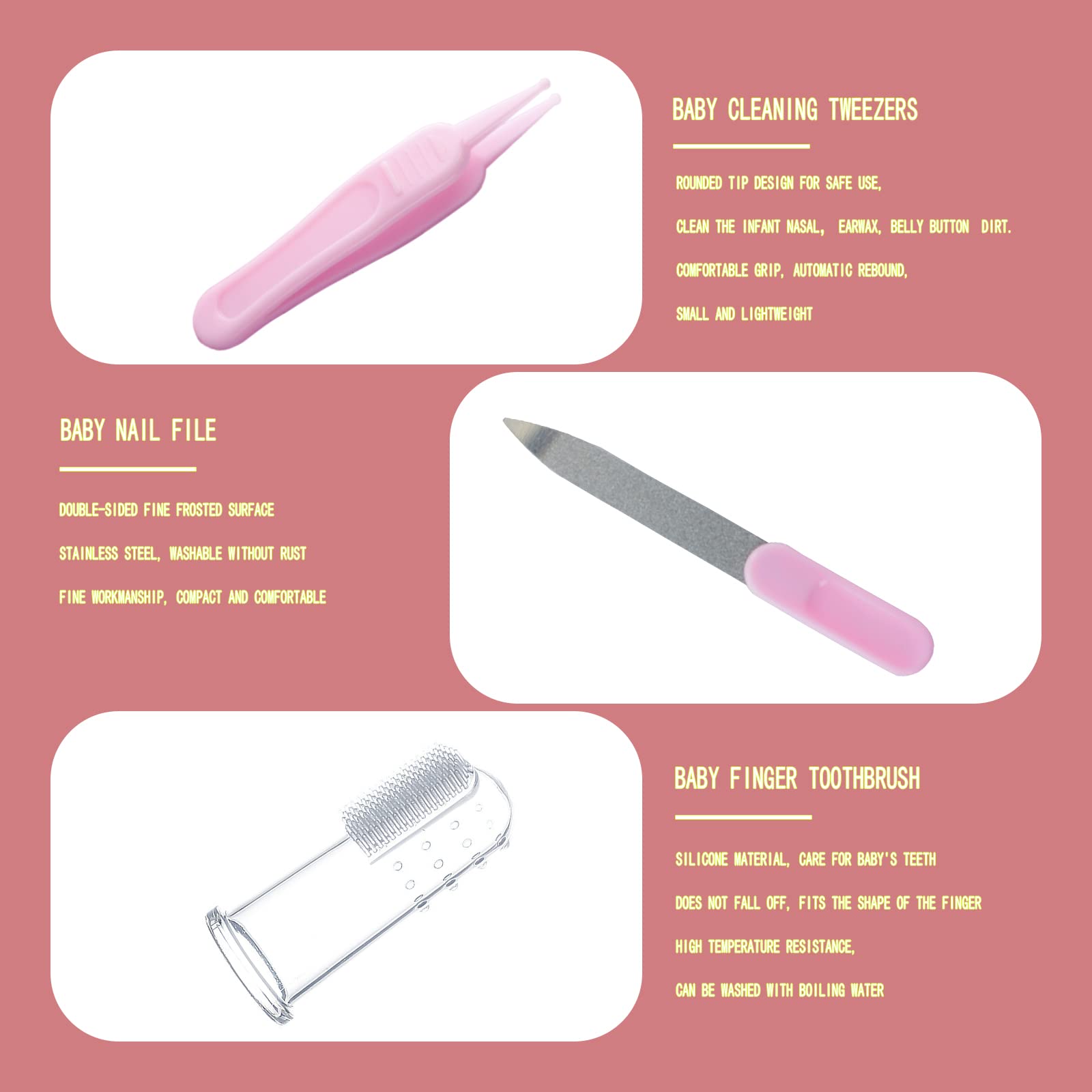 VZAYQUPXY scissors and nail file provide precise grooming touch-ups.