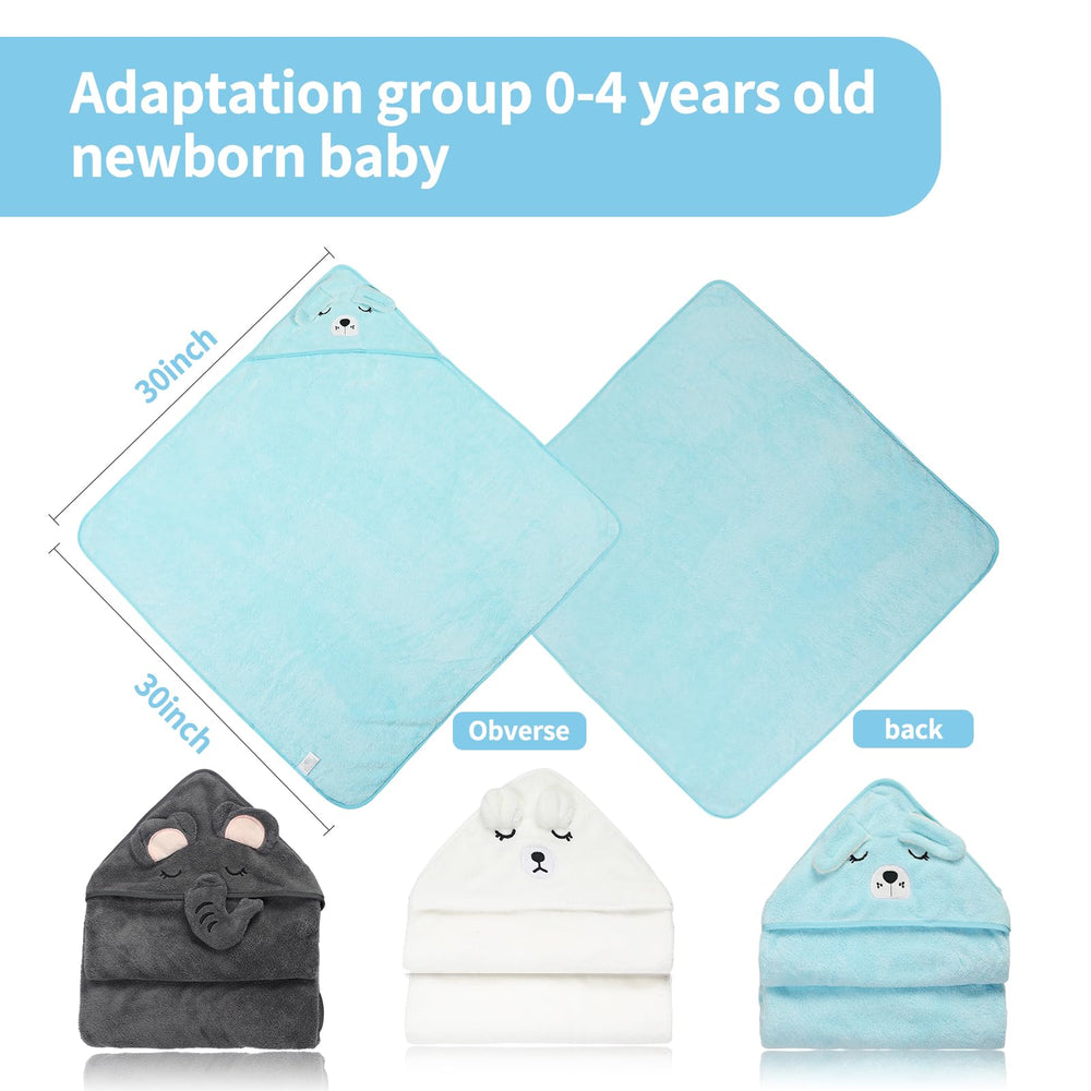 VZZNN hooded animal-design towel highlights playful look and warmth