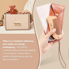 VZZNN birthing comb ergonomic grip demonstrates comfortable handling during labor.