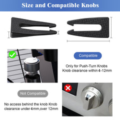 Child safety use in kitchen with VZZNN stove knob lock helps prevent access
