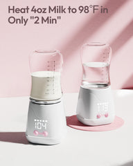 w-maxa bottle warmer with 10000mAh battery for travel heat anywhere
