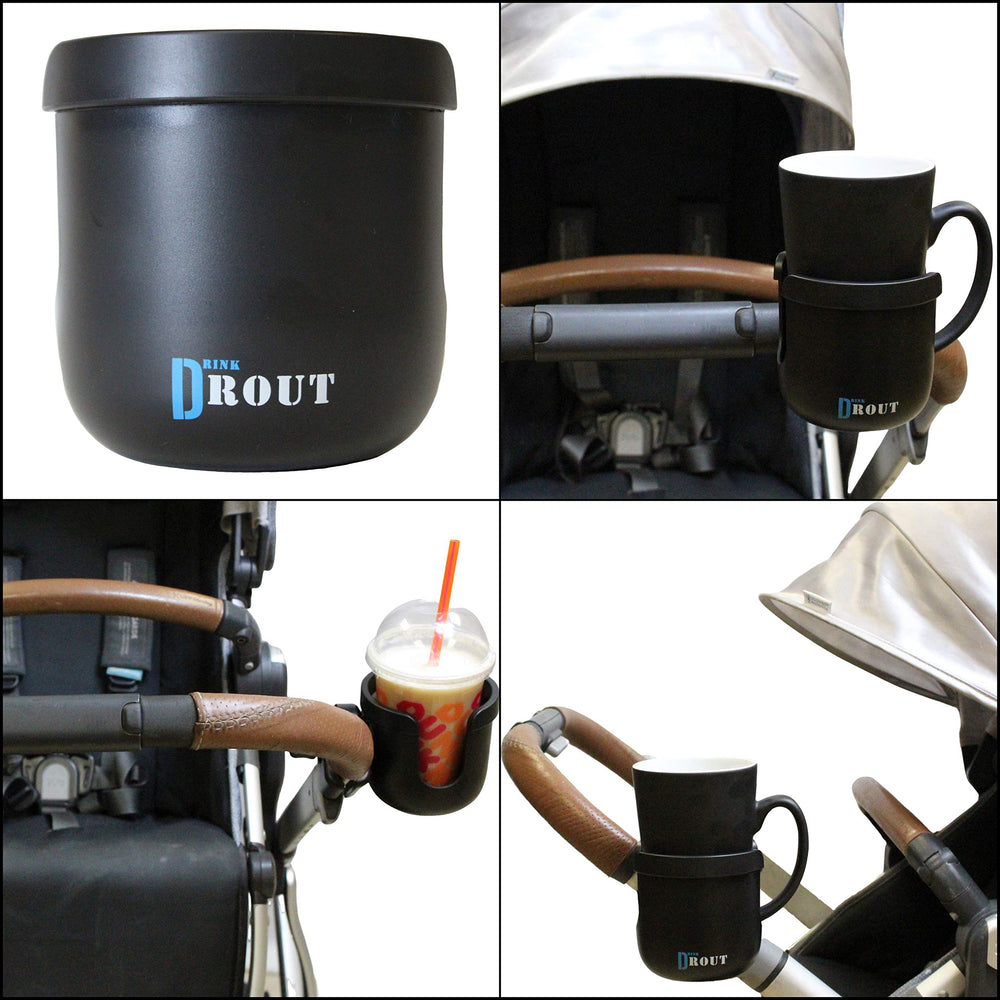 W4W universal-stroller-cup-holder-all-compatibility works with strollers, bikes, wheelchairs and more.