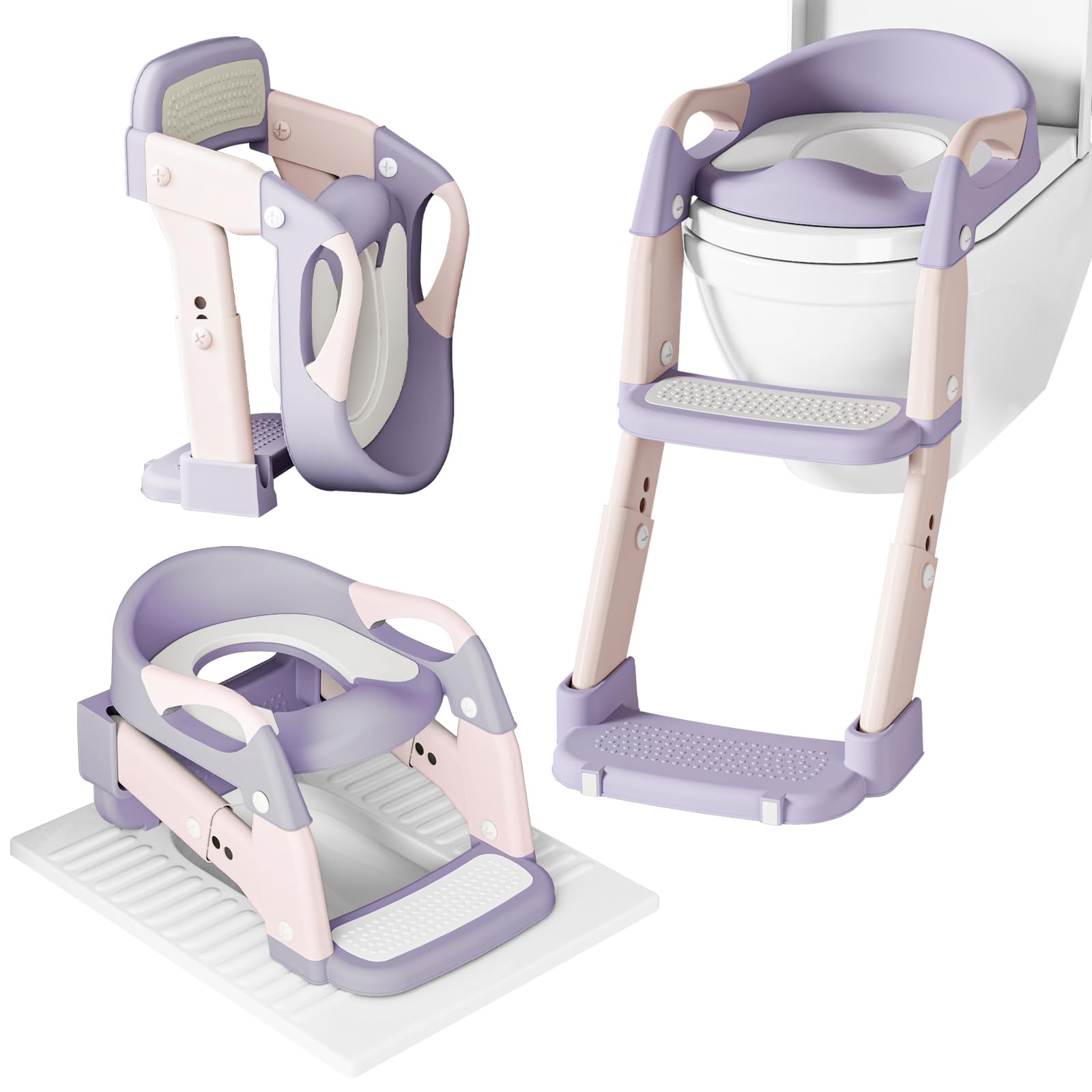 WAAYAA 3-in-1 Potty Seat folded for compact storage and quick setup.