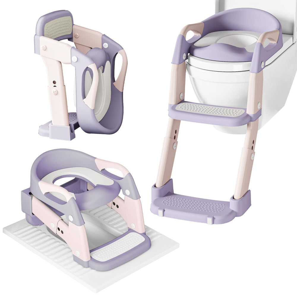 WAAYAA 3-in-1 Potty Seat folded for compact storage and quick setup.