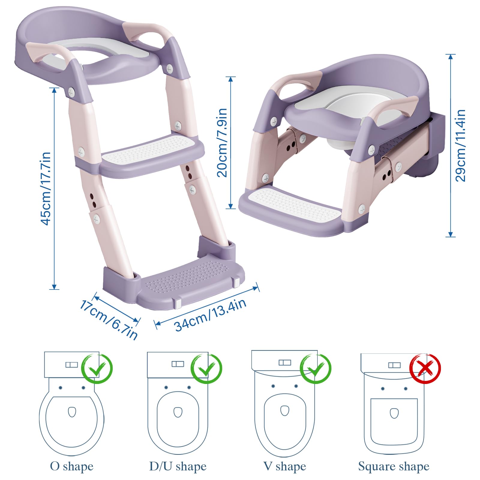 WAAYAA BPA-free polypropylene construction ensures durability and child-friendly safety.