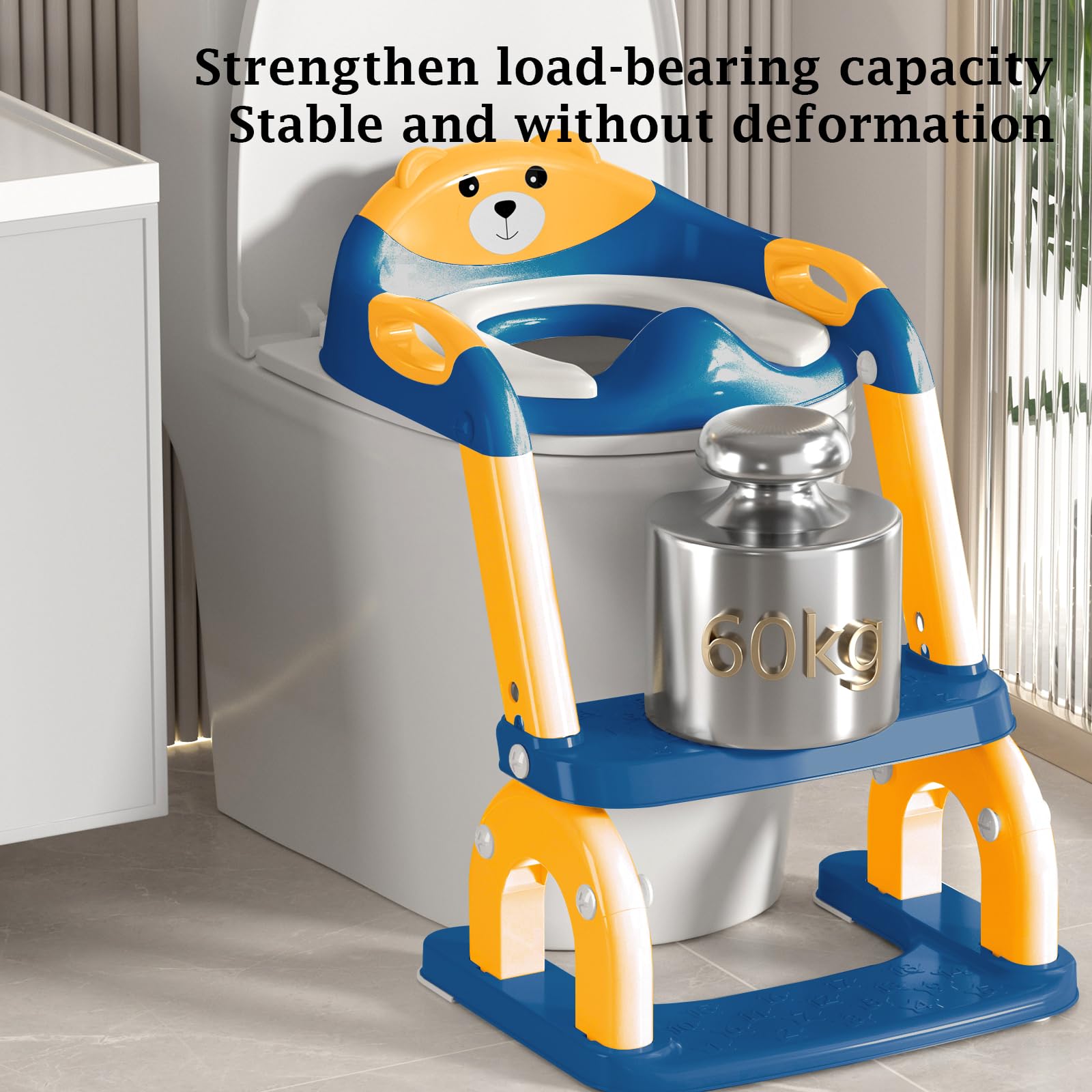 WAAYAA 2-in-1 folds to a sturdy step stool for reaching sinks