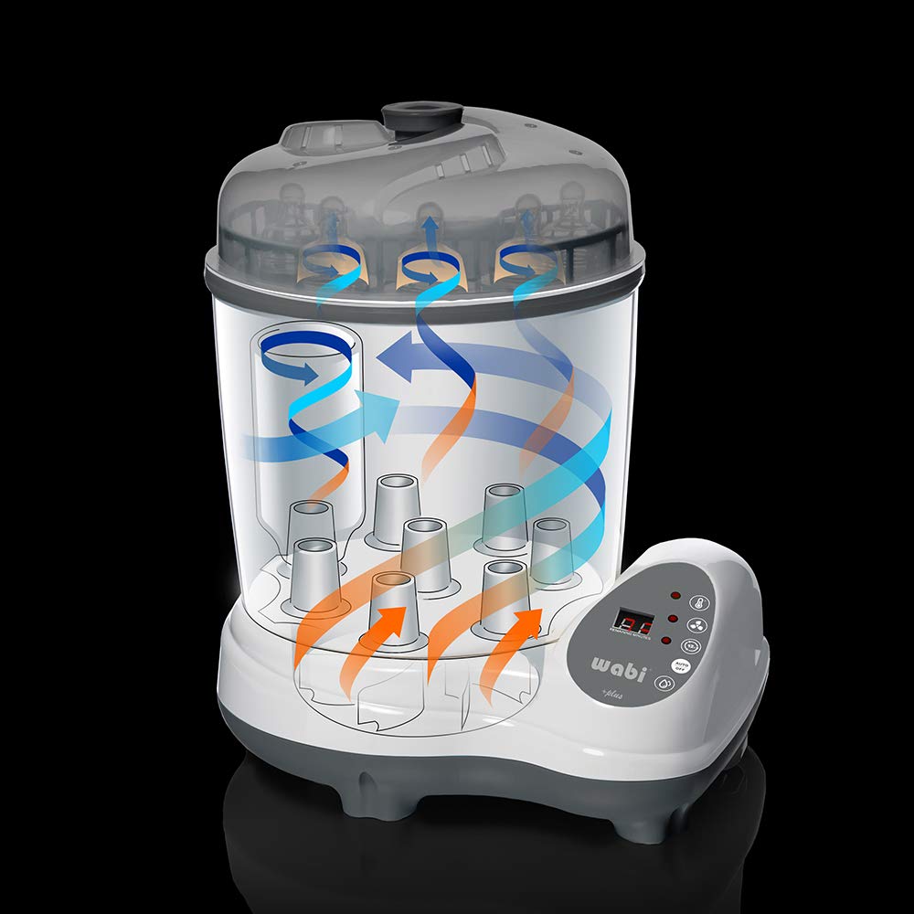 Wabi Baby packaging and countertop setup for easy kitchen sterilization routine.
