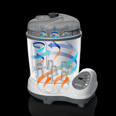 Wabi Baby packaging and countertop setup for easy kitchen sterilization routine.