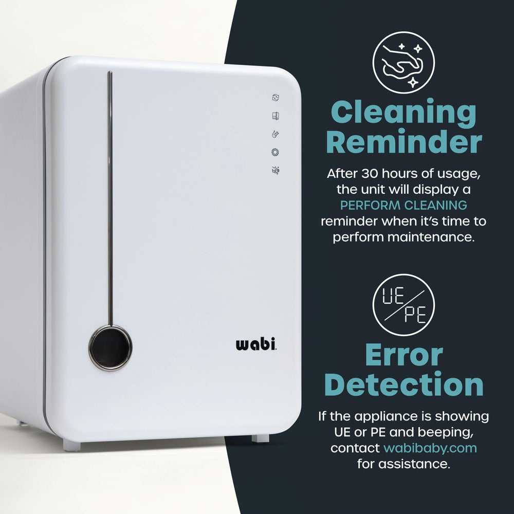 Wabi Baby UVC LED Sanitizer Ultra removable-drying-tray for easy cleanup.