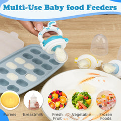 WAJIAYON silicone baby food tray highlighting safe storage and easy portioning.