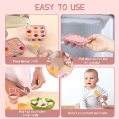 WAJIAYON baby feeder pacifier-teether shown in use for self-feeding.