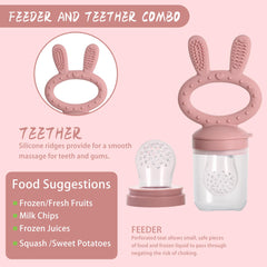 WAJIAYON baby fruit feeder in silicone for controlled feeding
