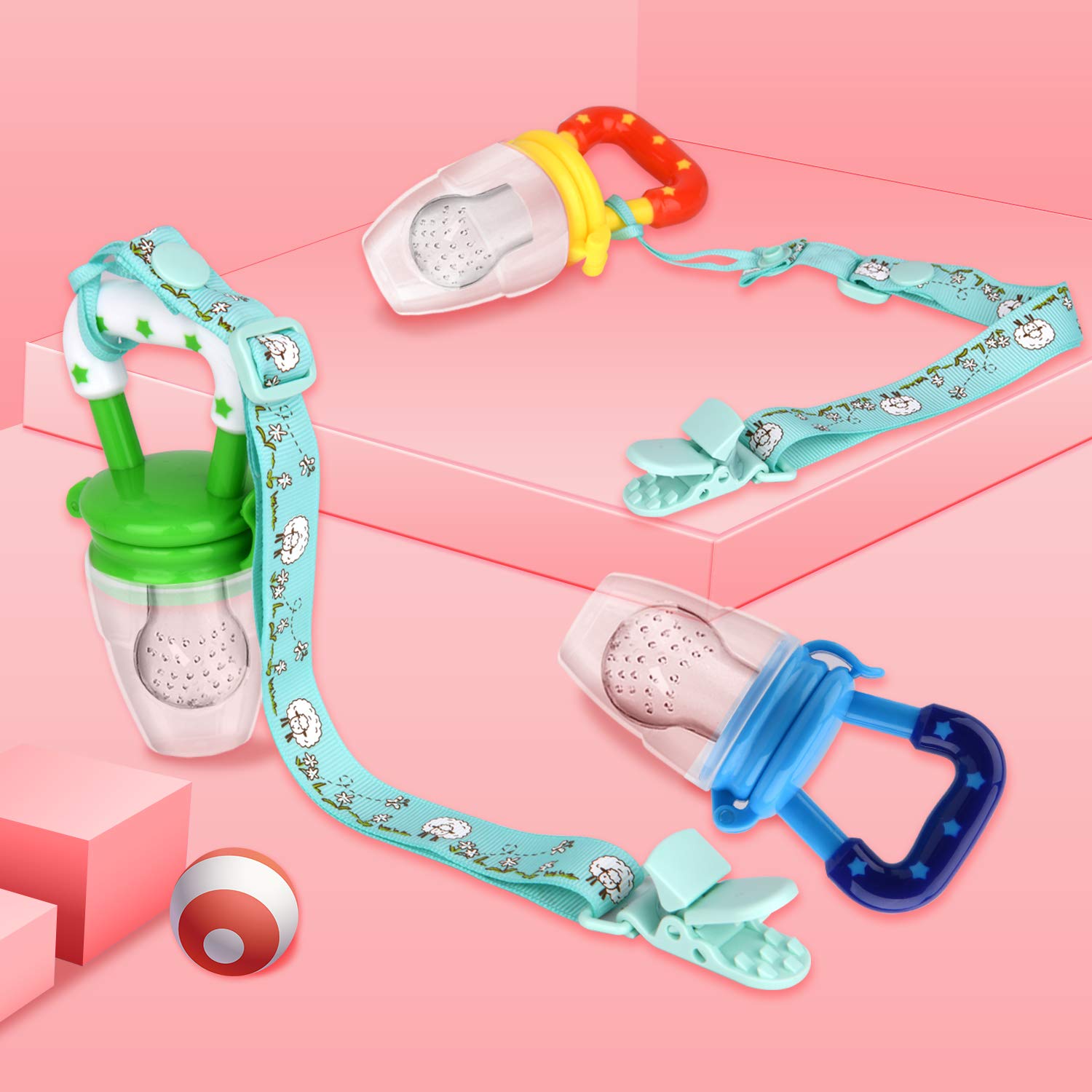 WAJIAYON blue feeding set supports gentle weaning for 3-12 months.