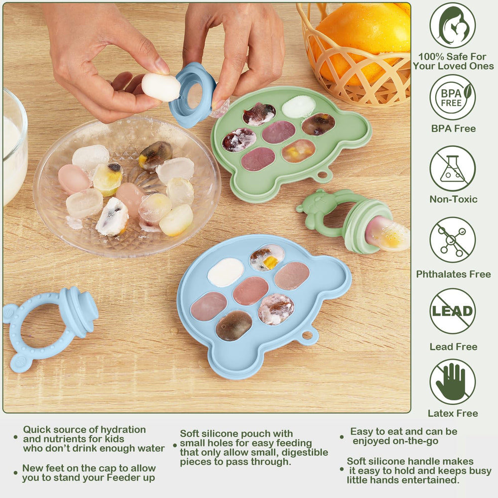 WAJIAYON food-grade silicone ensures BPA-free storage for purees