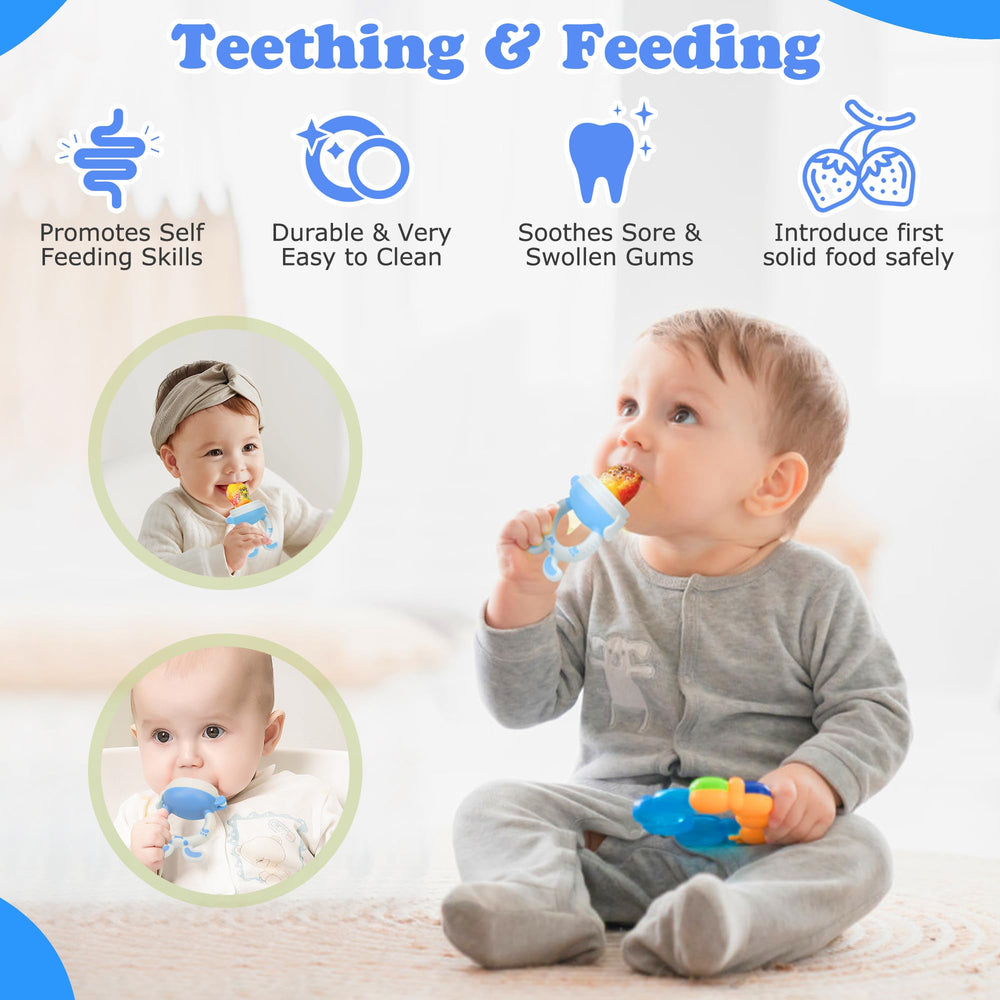 WAJIAYON pacifier clip accessory keeps feeder handy on the go.
