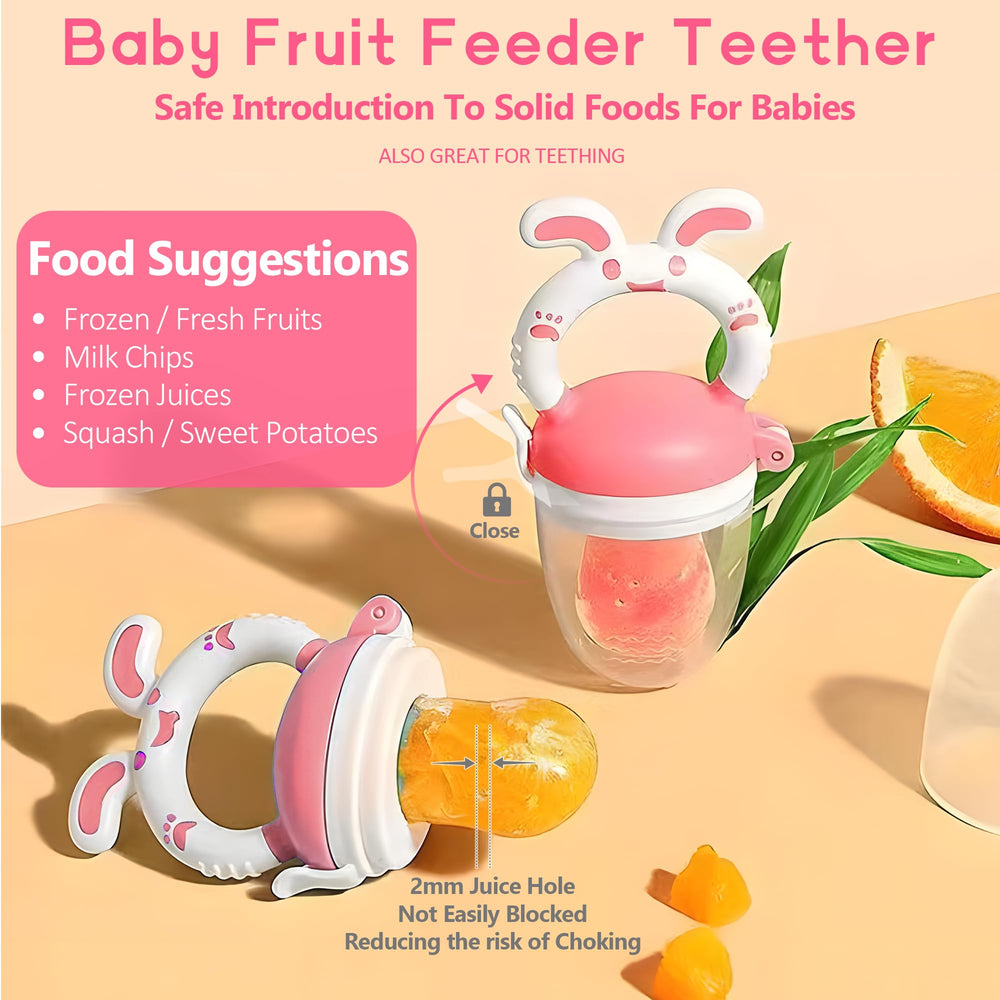WAJIAYON pacifier clip keeps the feeder within reach during busy meals
