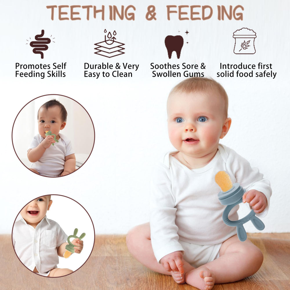 WAJIAYON self-feeding design supports baby-led weaning with easy grip and controlled pieces.